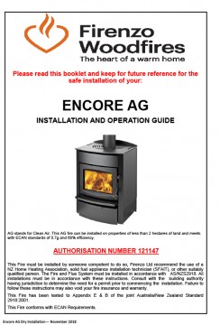 Encore AG Installation And Operation Guide 2021