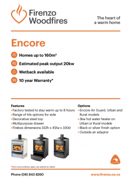 Encore Product Sheet