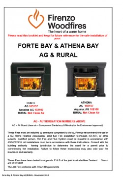 Forte Bay & Athena Bay AG & Rural Installation Guide