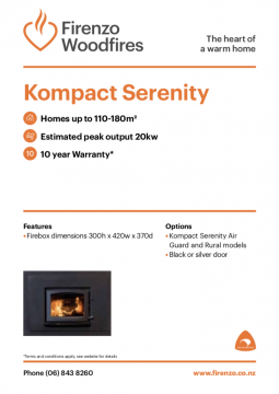 Kompact Serenity Product Sheet