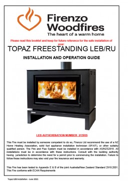 Topaz Freestanding LEB   RU Installation Guide